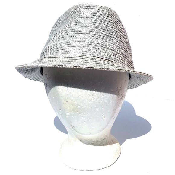 Bailey Of Hollywood Other - Bailey of Hollywood “Billy” Braided Trilby Fedora, Light Grey Large